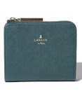 LANVIN en Bleu リュクサンブール　2つ折り財布　Lファスナー