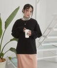 WEGO 【ユニセックス着用ITEM/裏起毛】リラックスフィットスウェットプルオーバー