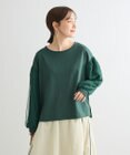 Green Parks 袖チュールドッキングプルオーバー