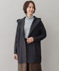 自由区 【ご好評につき新色追加】【WEB限定・洗える】ウールミックス フード付きカーディガン