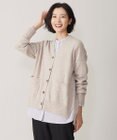 J.PRESS LADIES 【洗える】CASHMERE BLEND Vネック カーディガン