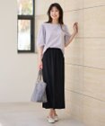 ANY 【洗濯機可】プリーツジャージタイトスカート