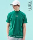 23区GOLF 【MEN】【吸水速乾/UVカット】ストレッチメッシュモックネックシャツ