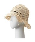 MOONBAT estaa ペーパー透かし編み チューリップハット／サイズ調整可