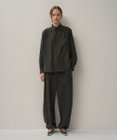 ATON SILK SUEDE | タックイージーパンツ