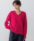 23区 L 【見上愛さんコラボカラー/VERY・GISELe掲載】カシミヤブレンド Vネック ニット