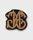 GRACE CONTINENTAL ザリ刺繍ロゴブローチ