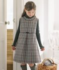 組曲 KIDS 【150-160㎝】グレンチェック ジャンスカ