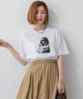 23区 【洗える】JANE PACKERコラボ フォトプリント Tシャツ