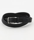 JOSEPH ABBOUD 【キングサイズ・イタリア素材・ストレッチ・日本製】 ストレッチレザー ベルト　30㎜
