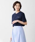 J.PRESS LADIES エンブロイダリー ロゴ Tシャツ