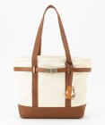 23区 チャーム付き キャンバス トートバッグ