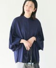 CRAFT STANDARD BOUTIQUE インド綿混パフスリーブシャツ