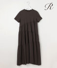 23区 L 【R(アール)】プレミアムコットンジャージー ティアードワンピース