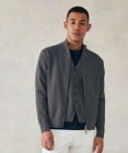 J.PRESS MEN 【High twist links】フルジップカーディガン