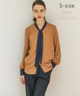 BEIGE， 【WEB限定・S-size】MAKALU / ボウタイブラウス