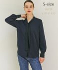 BEIGE， 【WEB限定・S-size】MAKALU / ボウタイブラウス