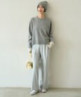 UNFILO 【ウエストゴム/14サイズ展開】beauty warm pants ワイド