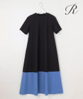 23区 L 【R(アール)】コットンカラーブロック ワンピース