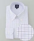 J.PRESS MEN 【PREMIUM PLEATS / 形態安定】スーピマコットンタッタソールチェック シャツ/B.D.