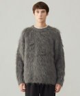 UNFILO MENS 【男女兼用】シャギー クルーネックニット