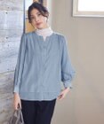 Tiaclasse 【新色追加・洗える】重ねヘムタックブラウス
