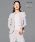 BEIGE， 【L-size・セットアップ対応】LUIZA / ノーカラージャケット