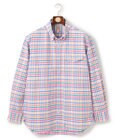 J.PRESS MEN 【KING SIZE】コットンオックス マルチチェック シャツ / ボタンダウン