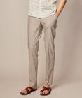JOSEPH ABBOUD 【ウエストも伸びる！/ストレッチ】ミックスリネンシャンブレーパンツ