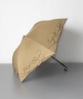 AURORA Beaurance ビューランス カリグラフィー刺しゅう柄 晴雨兼用パラソル傘 (トップフラット折傘)
