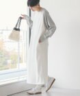 AMERICAN HOLIC 異素材ラグランスリーブロングワンピース