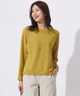 J.PRESS LADIES 【洗える・吸水速乾】MERCERIZED CORD LINEN ニット