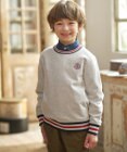 J.PRESS KIDS 【100-130cm】トリコリブコンビボーダー ミニ裏毛 トレーナー