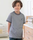 J.PRESS KIDS 【140-170㎝】COOLMAX コンビボーダー リブＴシャツ