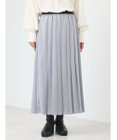 earth music&ecology サテンプリーツスカート