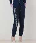 GRACE CONTINENTAL ロゴプリントスウェットパンツ