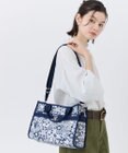 LeSportsac LARGE E/W TH TOTE/フローラルレースネイビー