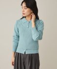 CRAFT STANDARD BOUTIQUE ポロ衿アンサンブルニット