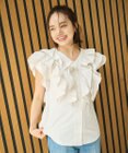 #Newans ラッフルフリルブラウス