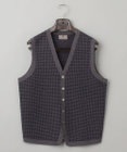 GOTAIRIKU 【家庭洗濯可能】イタリア糸 ハイゲージ ベスト