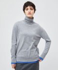 BEIGE， 【洗える】POMPE / ウールカシミヤタートルネックニット