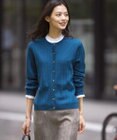 J.PRESS LADIES 【洗える】KNIT BASIC クルーネック カーディガン