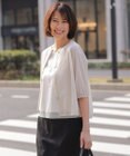 J.PRESS LADIES 【冷房対策に】シアードライトリコット クルーネック カーディガン