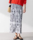 23区 S 【洗える】Rattiドローイングペイズリープリント スカート