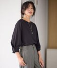 ANY L 【洗濯機可】袖タックプルオーバー