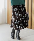 フラワータック スカート