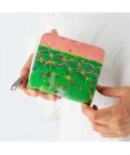 tsumori chisato CARRY カラフルレオパード ラウンドファスナー 2つ折り財布