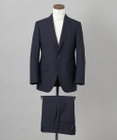 GOTAIRIKU 【オールシーズン対応】WOOL×POLYESTER ライトウェイト スーツ（ネイビーストライプ）
