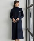 ICB ウールブレンドスムース ハイネックワンピース