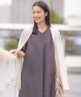 J.PRESS LADIES L セルロースジャージー ロング カーディガン
